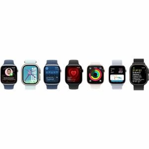 Apple Watch Series 10 智能手表 - 46 毫米 Case Height - 9.70 毫米 Case Thickness - 39 毫米 Case Width - 黑 Case Color - 黑 Band Color -