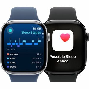 Apple Watch Series 10 Smartwatch - 42 mm Case Height - 36 mm Case Width - Schwarz Case Color - Schwarz Band Color - Alumin