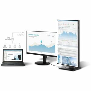 ViewSonic VG2409U-2 24" Class Full HD LED Monitor - 61 cm (24") Viewable - LED Backlight - 1920 x 1080 - 300 cd/m² - 5 ms 