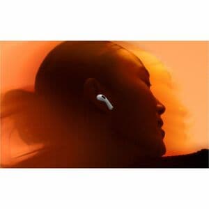 Apple AirPods 4 True Wireless Earbud Stereo Earset - White - Siri - Binaural - In-ear - Bluetooth