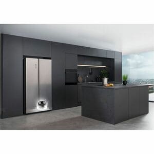 Congelatore/Freezer Hisense RS711N4ACE 550 L Combinato - Acciaio inox, Metallo - Metallo - Digital Inverter Compressor - A