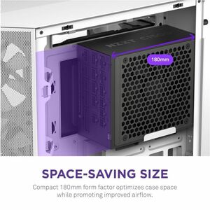 NZXT PA-5P1BB-AU ATX 3.1, ATX12V v3.1, EPS12V v2.92 Modular Power Supply - 1.50 kW - Matte Black - Compact - 120 V AC, 230