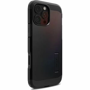 Spigen Tough Armor T AI Case for Apple iPhone 16 Pro Smartphone - Black - Impact Resistant, Drop Resistant, Shock Absorbin