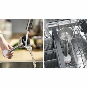 Frullatore a mano Bosch ErgoMaster MSM4W420 - Con dorsi plastici - Taglia - 800 W - 4 Pezzi - 1,40 m - 230 V ca - Bianco