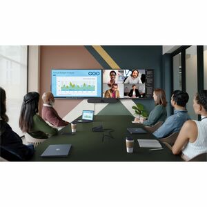 Dell P5525QC 1397 mm 4K UHD LCD Collaboration Display - 16:9 Aspect Ratio - 3840 x 2160 - Edge LED - 400 cd/m² - 1,200:1 C