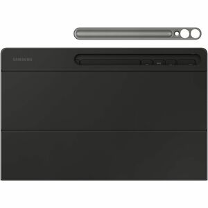 Samsung Keyboard/Cover Case (Book Fold) Samsung Galaxy Tab S10 Ultra, Galaxy Tab S9 Ultra Tablet - Black - 211.4 mm Height
