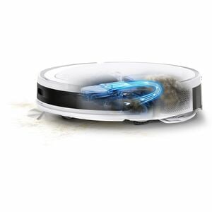 Tapo RV20 Max Plus Bagged Cordless Robot Vacuum/Mop - White - 3 L Dust Capacity - 300 mL Water Tank Capacity - Brush - Car