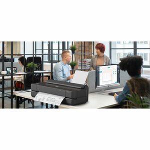 HP Designjet T230 DIN A1 Tintenstrahl-Großformatdrucker - 609,60 mm (24 Zoll) Druckbreite - Farbe - 4 Farbe(n) - 35 s Farb