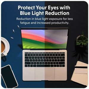 Filtre de confidentialité pour écran pour Apple HyperShield HS5214GL 3H - Pour 35,6 cm (14") LCD MacBook Pro - Antimicrobi