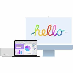 Apple iMac 24-inch with Retina 4.5K display: M4 chip with 10‑core CPU and 10‑core GPU, 24GB, 512GB SSD - Blue. Product typ