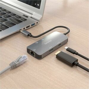 USB-C DOCK 6 EN1 USB-C A 1XHDMI1XRJ45 3XUSB-A 1XUSB-C PD