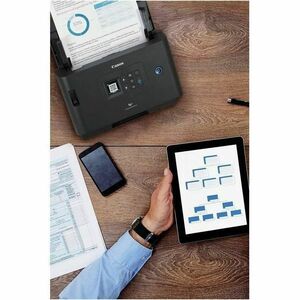 Escáner de superficie plana Canon imageFORMULA DR-S250N - 600 ppp Óptico - 24-bit Color - 8-bits Escala de grises - 50 ppm