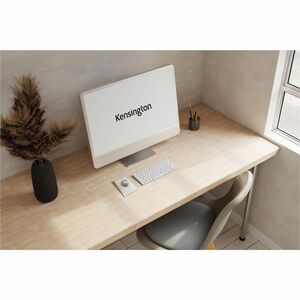 Kensington SlimBlade Pro EQ Trackball - Optical - Cable/Wireless - Bluetooth/Radio Frequency - 2.40 GHz - Rechargeable - W