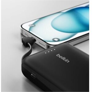 Belkin BoostCharge Stromspeicher - Schwarz - für Smartphone, Tablet-PC, iPad mini, iPad, iPad Pro - 10000 mAh - 20 W - USB