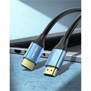 Vention ALHS 1 m HDMI A/V Cable - Cable for Audio/Video Device, Notebook, TV, Projector - First End: 1 x HDMI 2.0 Digital 