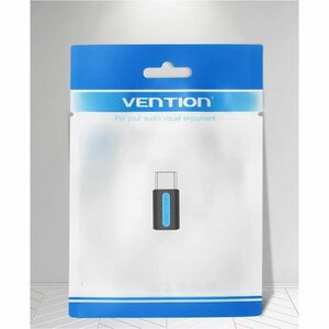 Vention CDXB0 Data Transfer Adapter - 1 x USB 2.0 Type C - Male - 1 x Micro USB 2.0 Type B - Female - Black
