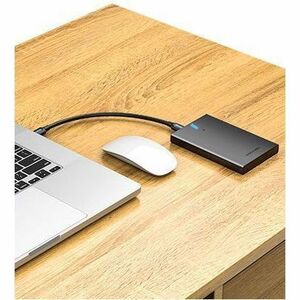Vention KPAB0 Drive Enclosure SATA/600 - USB 3.0 Micro-B Host Interface - UASP Support Portable - Black - 1 x HDD Supporte