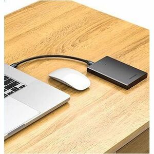 Vention KPBB0 Drive Enclosure SATA/600 - USB 3.1 (Gen 2) Type C Host Interface - UASP Support Portable - Black - 1 x HDD S