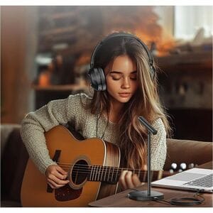 Vention Wired Microphone for Gaming, Voice, Live Streaming, E-learning - Black - 2 m - 20 Hz to 20 kHz -36 dB - Omni-direc