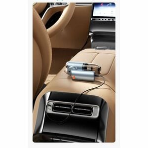 Vention KRA Cordless Portable Vacuum Cleaner - Black, Blue - 100 mL Dust Capacity - Nozzle, Upholstery Nozzle, Brush Tool 