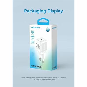 Vention FEP 20 W AC Adapter - Box - Universal Adapter - 1 USB Type-C - For iPhone, iPad Pro, iPad Air, iPad mini - Europe 