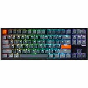 Adesso EasyTouch 1100 Keyboard - Wired/Wireless Connectivity - Bluetooth/RF - 2.40 GHz - USB Interface - RGB LED - 88 Key(