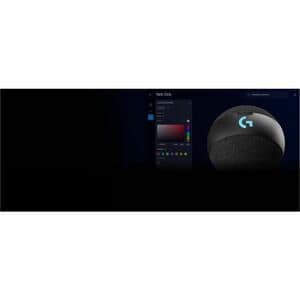 Logitech G Yeti Orb Wired Condenser Microphone for Gaming, Live Streaming - Black - 2 m - 70 Hz to 20 kHz - Cardioid - Sta
