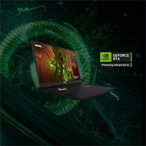 MSI Raider A18 HX A9W Raider A18 HX A9WJG-052US 18" Gaming Notebook - UHD+ - 120 Hz - AMD Ryzen 9 9955HX3D - 64 GB - 2 TB 