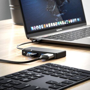 FUSION CORE USB-C 5 IN 1 HDMI USB HUBSPACE GREY