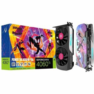 Zotac NVIDIA GeForce RTX 4060 Ti Graphic Card - 8 GB GDDR6 - 7680 x 4320 - 2.55 GHz Boost Clock - 128 bit Bus Width - PCI 