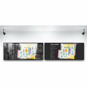 105” QPDX-5K UHD Signage - 5120 x 2160 500nit 24/7 landscape/portrait - 16GB storage - HDMIx3, DPx1, USB-Cx1, USB-Ax2 - 4c