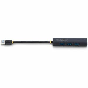 StarTech.com Hub USB-A 4 Ports, 5Gbps, Alimenté par Bus, Mini Hub USB de Voyage, Splitter USB 3.0 Multiport, Hub USB Porta