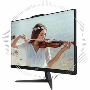 Modern AM242P 1M AIO Black - 23.8in Non-Touch - Core 5 120U - 16GB RAM - 1TB SSD - WiFi6 - Webcam - Height Adjustable - Wi