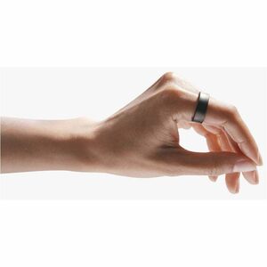 Samsung Galaxy Ring Smart Ring - Finger Wearable - Android - Titanium Black - Accelerometer, PPG Sensor, Temperature Senso