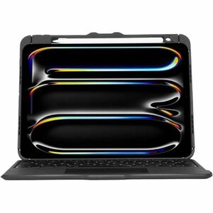 Targus VersaVu THZ988UK Tastatur/Cover (Folie) für 27,9 cm (11 Zoll) bis 33 cm (13 Zoll) Apple iPad Pro 11 (2024), iPad Pr