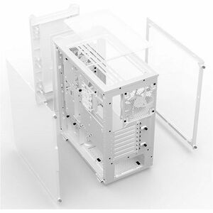 be quiet! Pure Base 501 Computergehäuse - ATX, Micro ATX, Mini ITX Unterstützte Motherboards - Gehärtetes Glas, Stahl, Acr