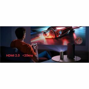Nebula Capsule 3 LED Projector - Portable - Black - Front - 1080p - Outdoor, Entertainment
