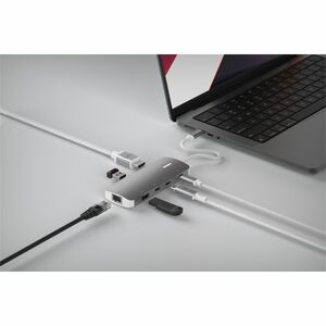 Station d'accueil LINQ USB Type C pour Notebook, Smartphone, Tablette PC, Souris, Clavier, Disque dur, Lecteur flash, Camé