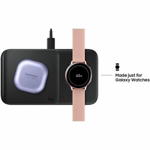 Samsung Wireless Charger Duo - For Smartphone, Smartwatch, Earbud - LED Indicator, Fast Charging