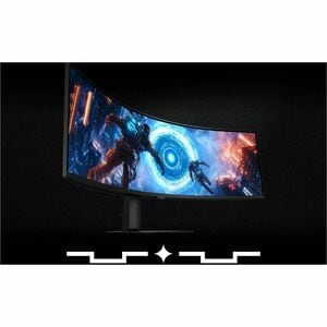 Samsung Odyssey G9 S49FG910EN 49" Class Dual Quad HD (DQHD) Curved Screen Gaming LCD Monitor - 32:9 - Black - 49" Viewable