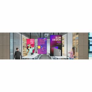 LG 55XS4P Digital Signage Display - 55" OLED - In-plane Switching (IPS) Black Technology - 24 Hours/7 Days Operation - 192