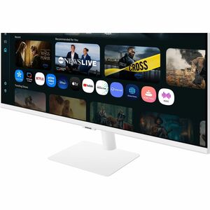 Moniteur LED intelligent Samsung S32FM703UU 32"" Classe 4K UHD - 16:9 - Blanc - 81,3 cm (32"") Viewable - LED Rétroéclaira