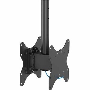 Neomounts Ceiling Mount for TV - Black - Height Adjustable - 2 Display(s) Supported - 58.4 cm to 109.2 cm (43") Screen Sup