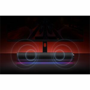 MI Tragbar Bluetooth Lautsprechersystem - Schwarz - Desktop, Tabletop - USB - 1