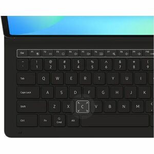 Housse/Clavier Samsung - Porte-livres Style Samsung Tablette - Noir - 301,3 mm Hauteur x 196,7 mm Largeur x 13,1 mm Profon