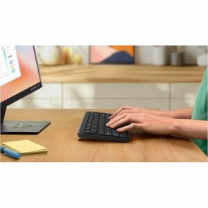 Logitech K250 Bluetooth Keyboard with Numpad, Easy Connectivity, Compact Wireless Keyboard made with Recycled Plastic, Spi