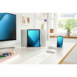 Kensington StudioCaddy Induction Charger - For MacBook, iPad, iPhone, AirPod, Smartwatch - Input connectors: USB - Non-sli