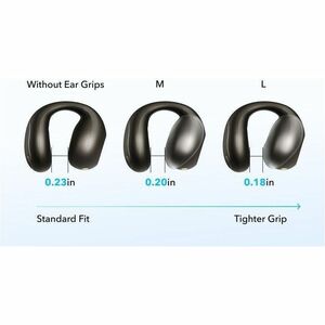 soundcore C40i | Flexible and Comfortable Clip-On Earbuds - Stereo - Wireless - Bluetooth - Earbud - Binaural - Open - Gra