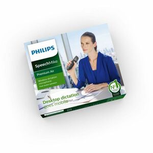 Philips SpeechMike Premium Air SMP4000 Digital Voice Recorder - [Built-in] Microphone, Speaker - Electret Condenser Microp