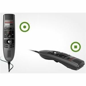 Philips SpeechMike Premium LFH3500 Digital Voice Recorder - [Built-in] Microphone, Speaker, Motion Sensor - Electret Micro